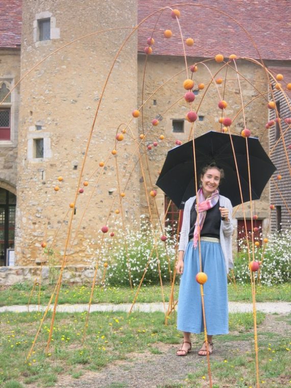 Ma jupe en double gaze et ?�lastique dor?� �?? Pimprelys