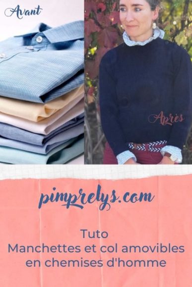Hohopeti Set Faux Col Et Manchettes Amovibles Pour Femme - Style Professionnel