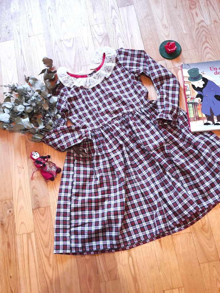 coudre une robe tartan des intemporels pour enfants robe taille basse