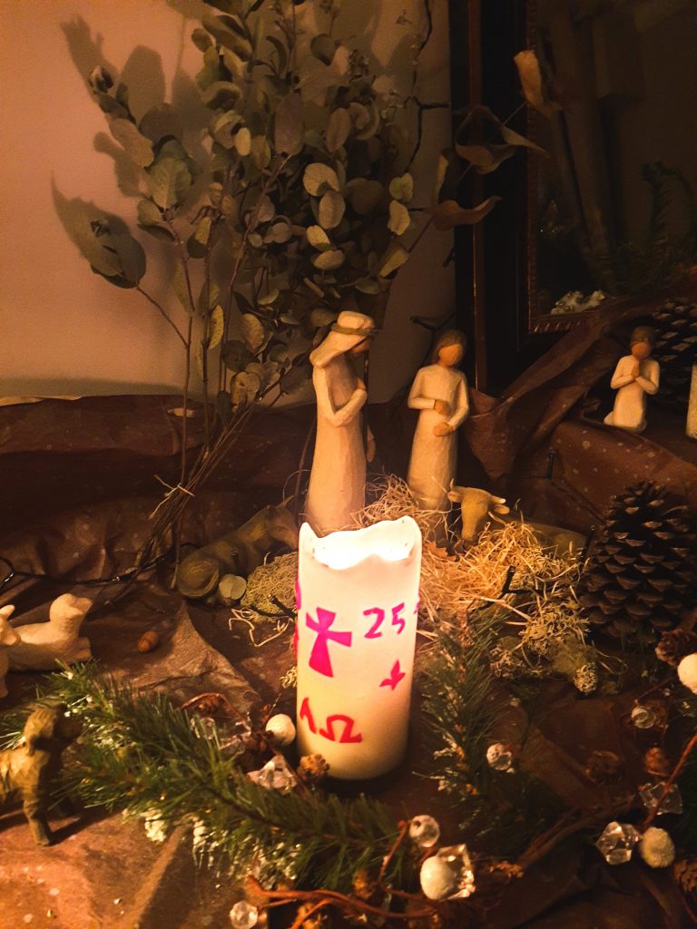 cierge pascal ou de l'Avent Pimprelys Willow Tree