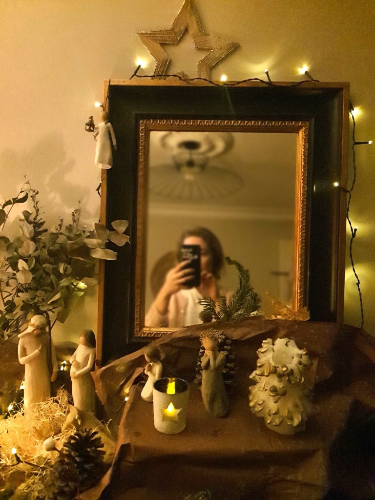 Autoportrait Pimprelys crèche de Noël