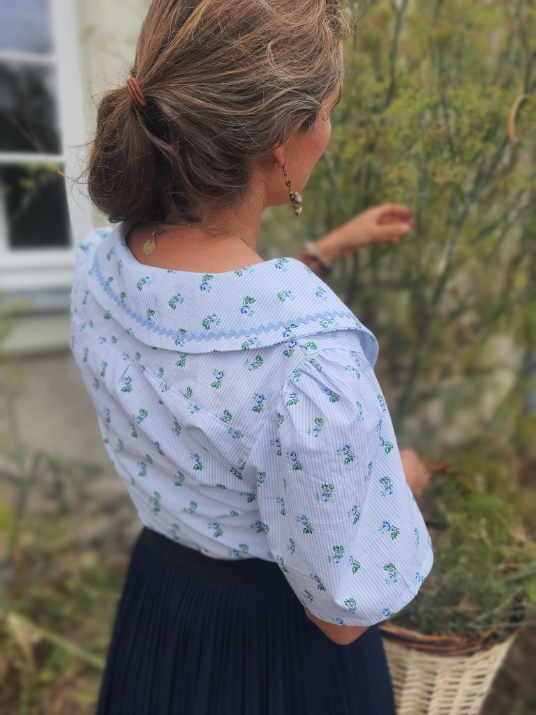 détail blouse opah mondial tissus