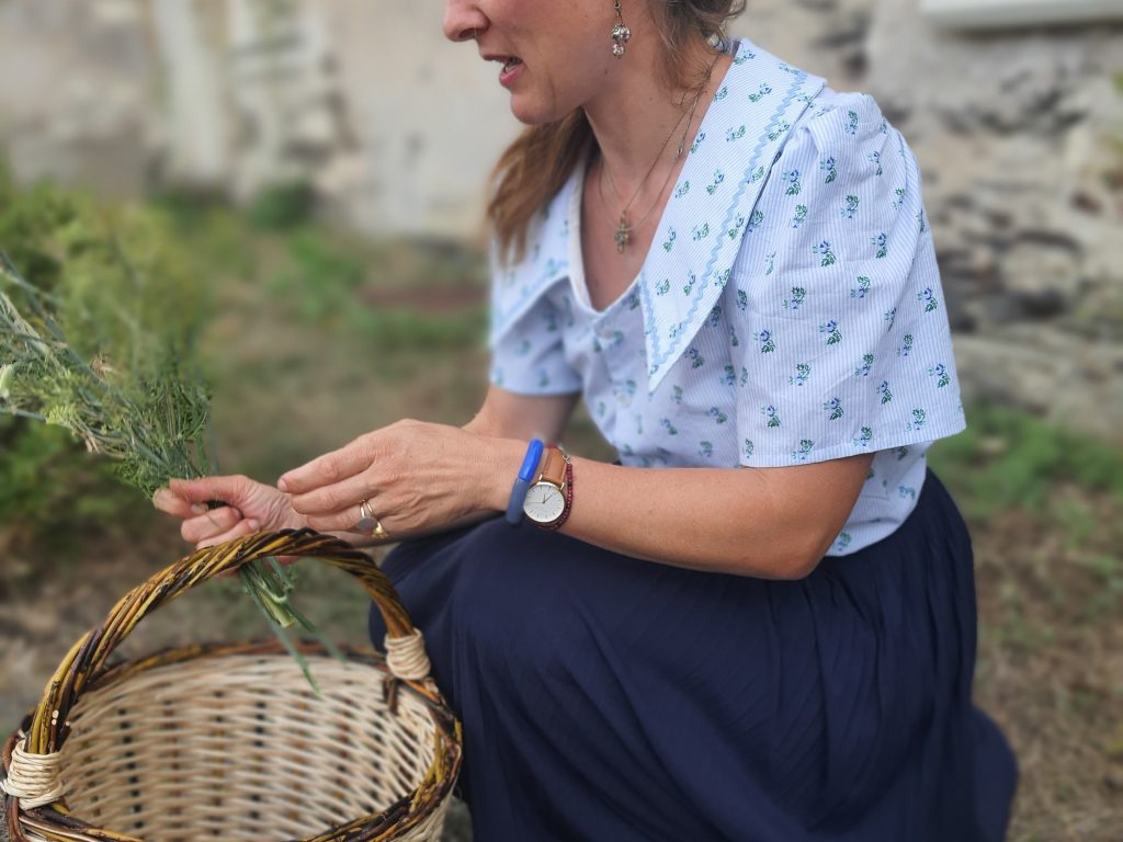 vie à la campagne famille nombreuse couture main